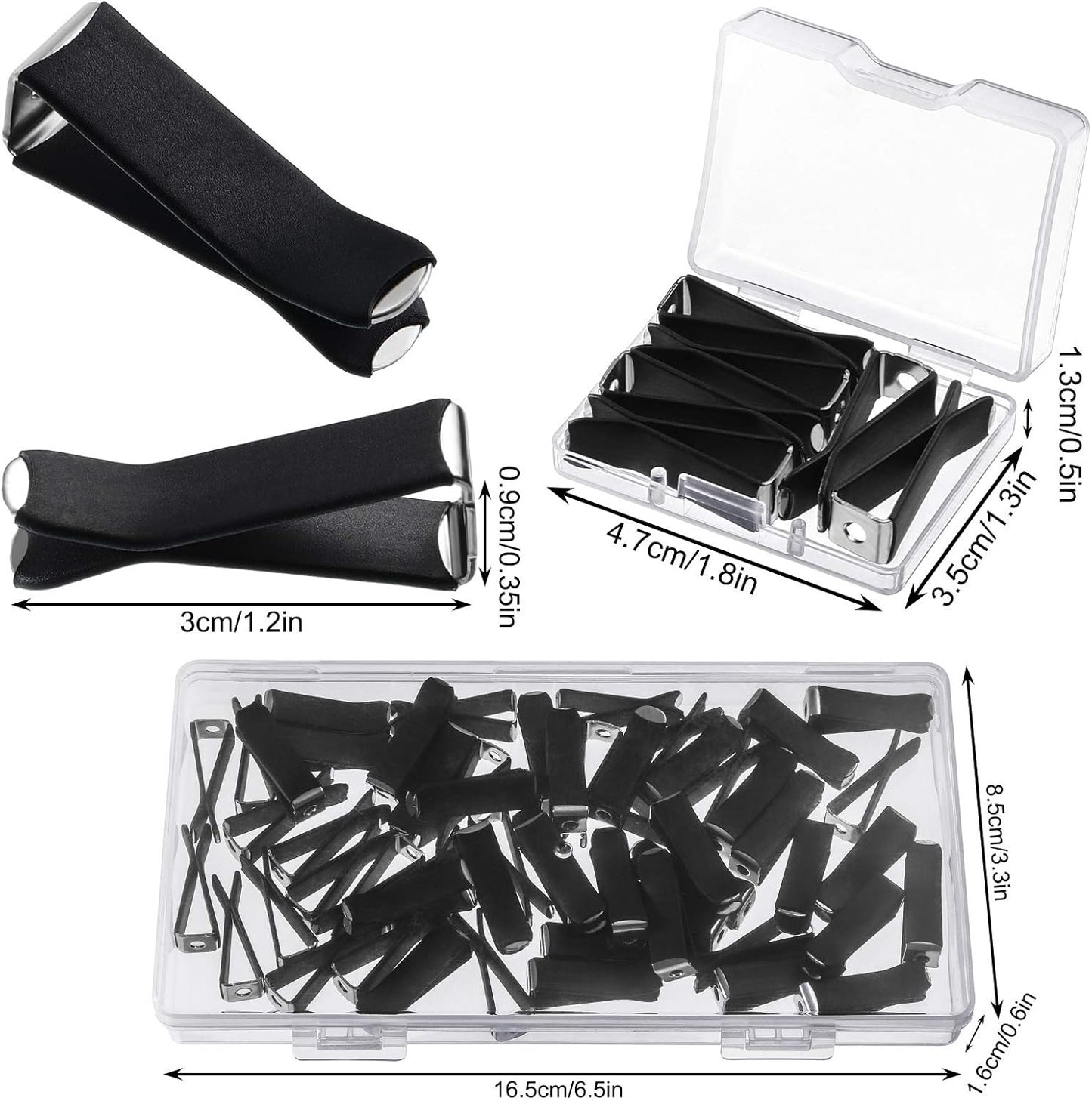 Frienda 60 Pcs Car Vent Clips for Freshies Bulk Square Head Air Conditioner Clips with 2 Storage Boxes, Durable Auto Air Outlet Perfume Holders for Car Decoration Accessories