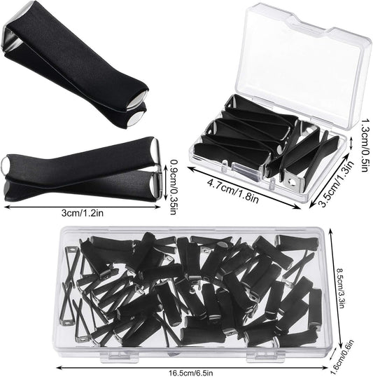 Frienda 60 Pcs Car Vent Clips for Freshies Bulk Square Head Air Conditioner Clips with 2 Storage Boxes, Durable Auto Air Outlet Perfume Holders for Car Decoration Accessories