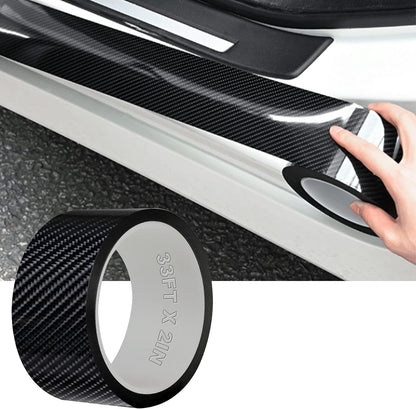MYFAMIREA Anti-Scratch Anti-Collision Adhesive Strip Car Door Edge Guard Protector Strip Car Door Scuff Plate Protectors Transparent Invisible Tape for Rear Bumper/Door(33Ft x 2In)