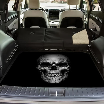 Universal Car Trunk Mat 29" x 39",Purple Colorful Flowers All Weather Trunk Protection Cargo Liner, Durable Cargo Mat Rear Trunk Liner,Stylish Vehicle Interior Accessories Suitable for Most Car Models
