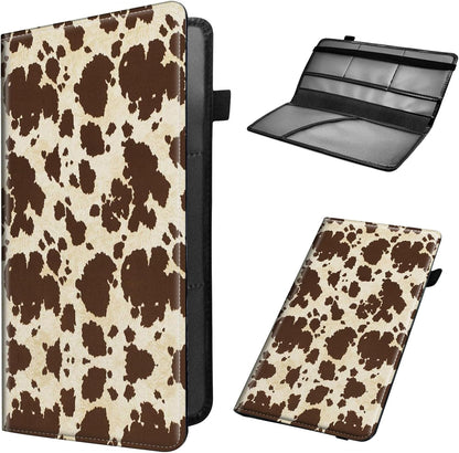 Car Registration and Insurance Holder, Leather Car Glove Box Organizer, Cool Car Accessories for ID, Driver's License Cards & Essential Document, business cards, Men&Women, Retro Audio Cassette
