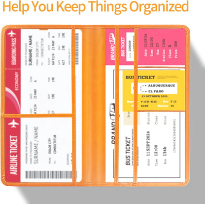 Car Registration and Insurance Card Holder - Leather Vehicle Glove Box Automobile Documents Paperwork Wallet Case Organizer for ID, Driver's License, Key, Cards - Car Accessories for Women&Men