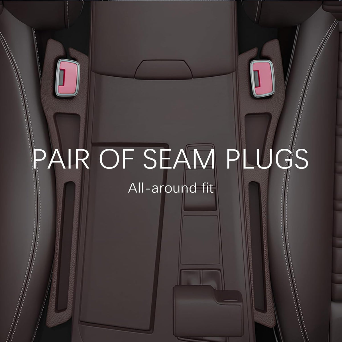 2PCS Car Seat Gap Filler Organizer,2 in 1 Car Gap Filler with Fill and Storage Function for Storing Phones Keys Cards,Universal Multifunctional No Drop Seat Guard for Cars