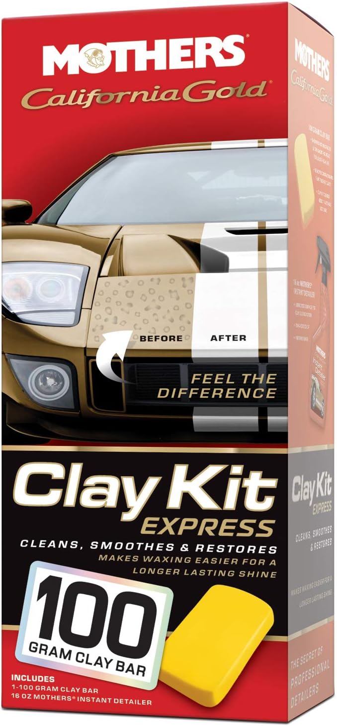 Mothers 07243 California Gold Deluxe Clay Bar Kit