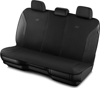 Skechers Memory Foam Seat Covers, Air Cool Mesh Thick Car Seat Covers, Car Seat Covers Front Seats Airbag Compatible, Universal Automotive Comfort for Most Cars, Vans, Trucks, SUV,Black
