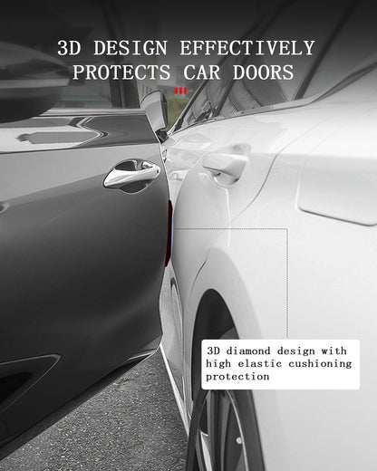 muekzu Silicone Car Door Edge Guard Trim Molding Crash Scratch Protector Scratch Guard for Car,Sedans,Truck,SUV 4PCS (Black)