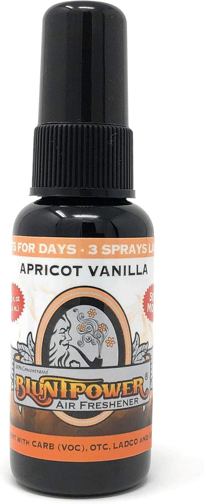 BluntPower (Baby Powder, 1 Pack) Concentrated Air Freshener Spray - Oil-Based Room Diffuser Spray - Long-Lasting Bathroom Scent, Car Freshener & Odor Eliminator - Colors A