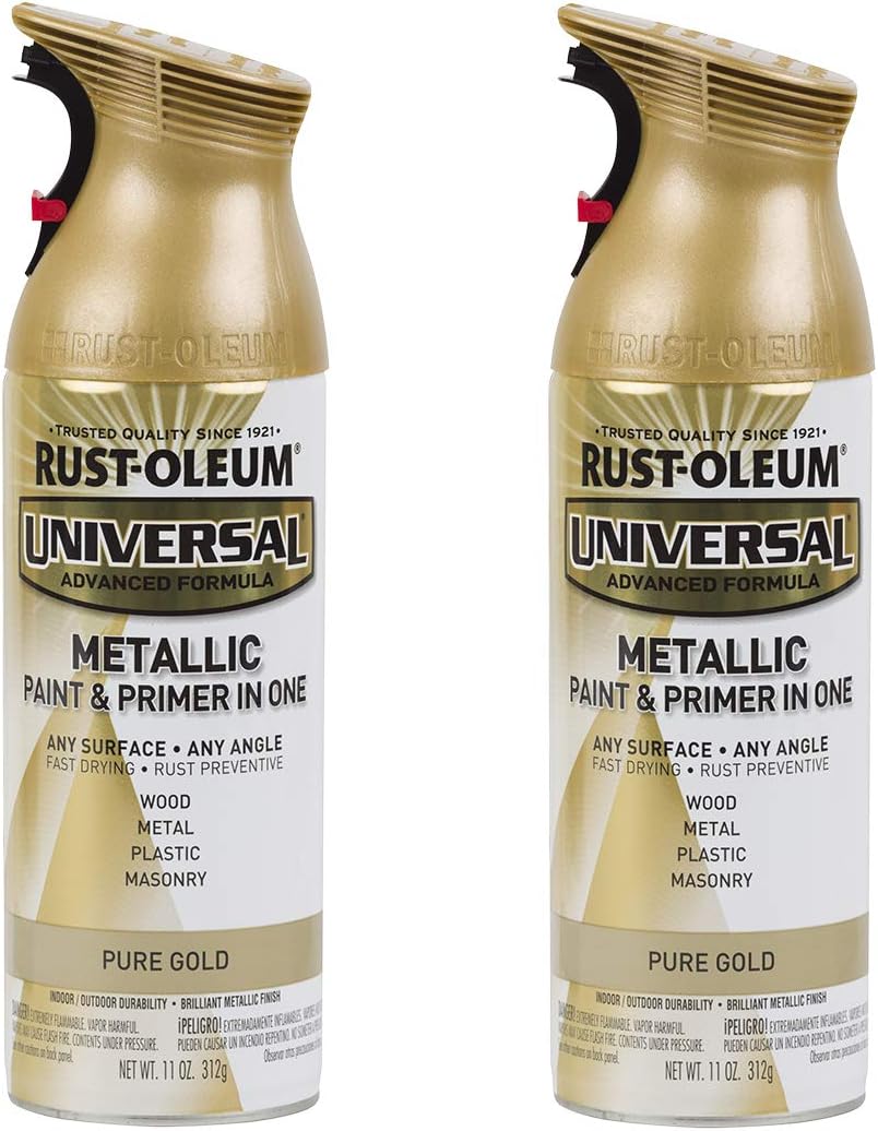 Rust-Oleum 302151 Universal All Surface Clear Topcoat Spray, 11 oz, Dead Flat Clear - Colors A