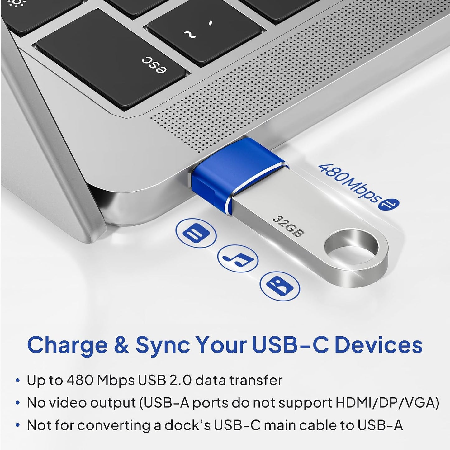 Elebase USB to USB C Adapter for iPhone 17 4Pack,USBC Female to A Male Car Charger Adapter,Type C Converter Apple 17e 16 Pro Max 15 14 Plus,iWatch Watch 11 10 Ultra 3,iPad Air,Samsung Galaxy S26