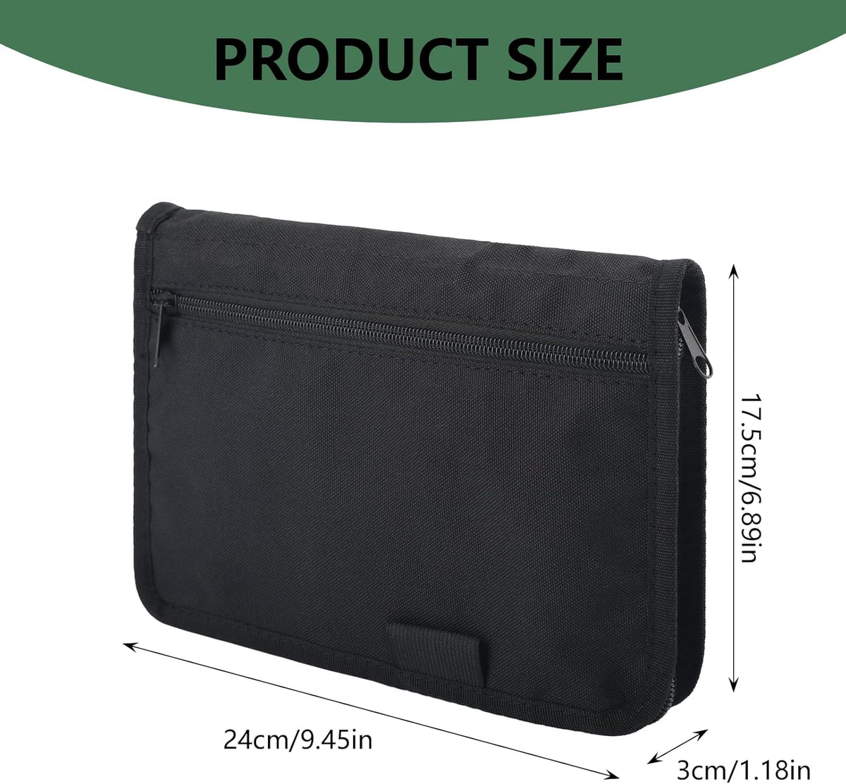 Car Registration and Insurance Holder,Glove Box Compartment Organizer,Zipped Design Owner Manual Case,Multi-Pocket Paperwork Glove Bag,Soft Document Organizer for Car Insurance License Cards Driver