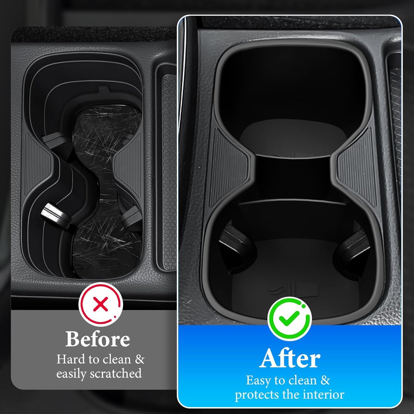 YPHUIKI 3PCS Center Console Organizer Compatible with Honda CRV 2023 2024 2025 2026 Accessories CR-V Hybrid Armrest Organizer Tray Hidden Storage Box ABS Material