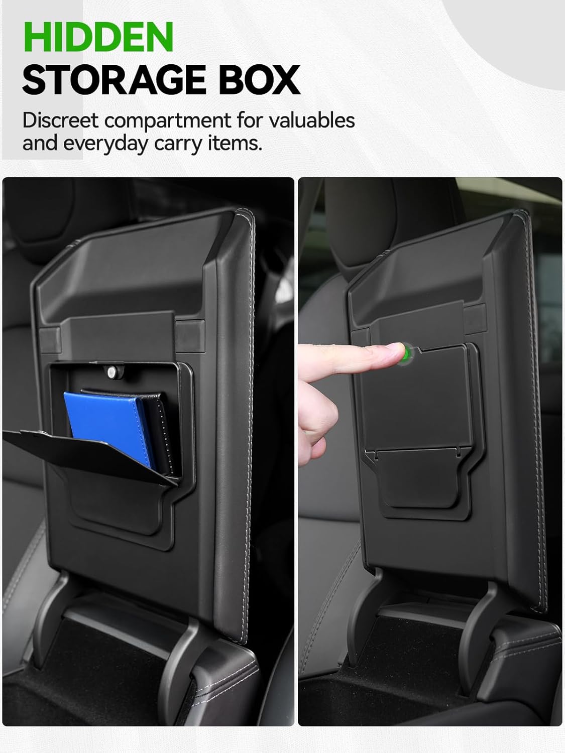 10PCS Center Console Organizer Tray for 2025 2026 Tesla Model Y Juniper Accessories, Under Seat Storage Armrest Hidden Storage Box Cup Holder Charger Pad for Tesla ModelY Juniper (Not fit Standard)