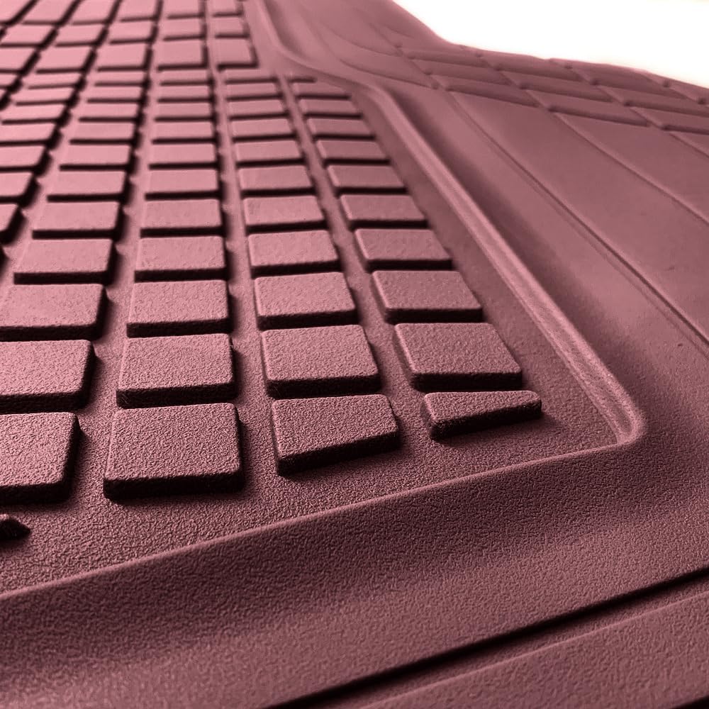 Motor Trend Premium FlexTough All-Protection Cargo Mat Liner – w/Traction Grips & Fresh Design, Heavy Duty Trimmable Trunk Liner for Car Truck SUV, Black (OF-985-BK)