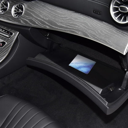 LumiMokki Car Registration and Insurance Holder, Leather Registration and Insurance Card Holder, Vehicle Glove Box Organizer - For Documents, Cards, License (Black)