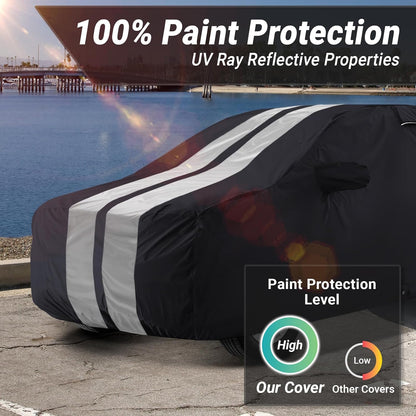 iCarCover Premium Car Cover for 1990-2017 Lexu s LS400, LS430, LS460 Heavy Duty Waterproof All-Weather Automobiles Custom Fit Indoor Outdoor UV Snow Protection Covers with Straps and Bag - Colors A