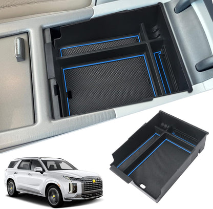 SKTU 2-Pack 2023 2024 2025 2026 Lexu s RX350 Center Console Organizer for 2023-2026 Lexu s RX350/RX450h/RX500h Console Tray 2023 2024 2025 2026 RX350 Accessories with Sunglasses Holder [Double Layers]