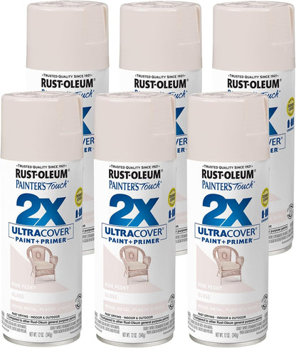 Rust-Oleum 334029 Painter's Touch 2X Ultra Cover Spray Paint, 12 oz, Gloss Clear - Colors C