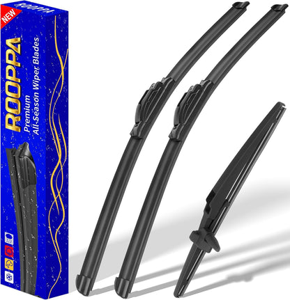 3 wipers Replacement for 2019-2023 2024 2025 2026 Subaru Forester, Windshield Wiper Blades Original Equipment Replacement - 26"/17"/14" (Set of 3) - Colors A