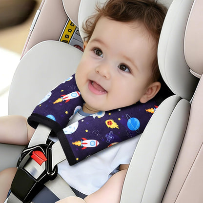 COOLBEBE Car Seat Straps Shoulder Pads for Baby Kids, Super Soft Seat Belt Covers for All Car Seats/Pushchair/Stroller/High Chair