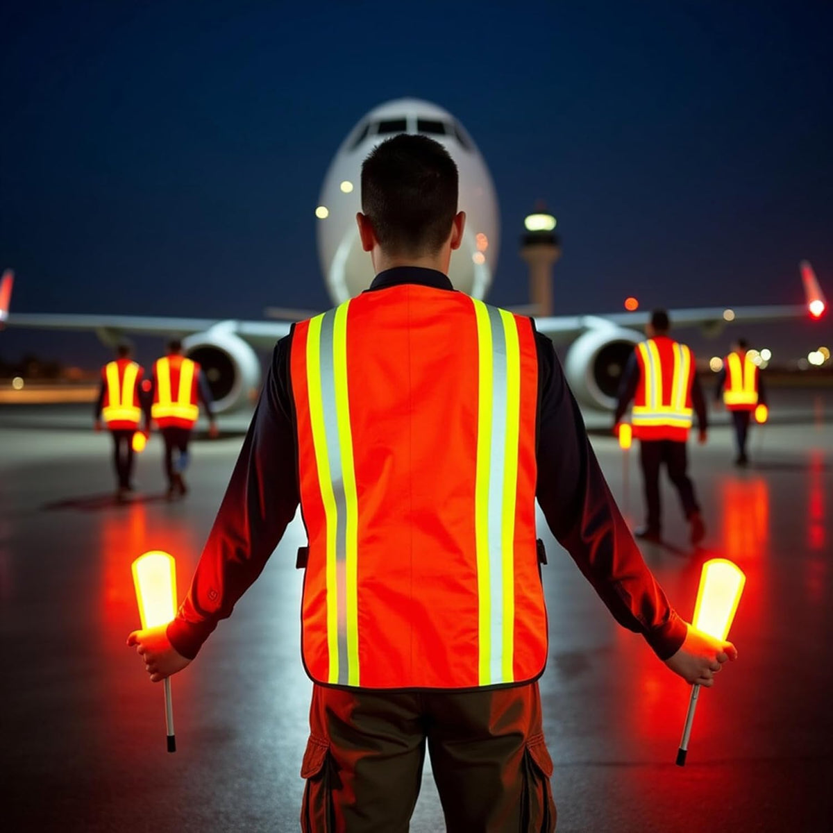G & F Products High Visibility Reflective Safety Vest, One Size, Machine Washable Work Vest for Jobsite Safety