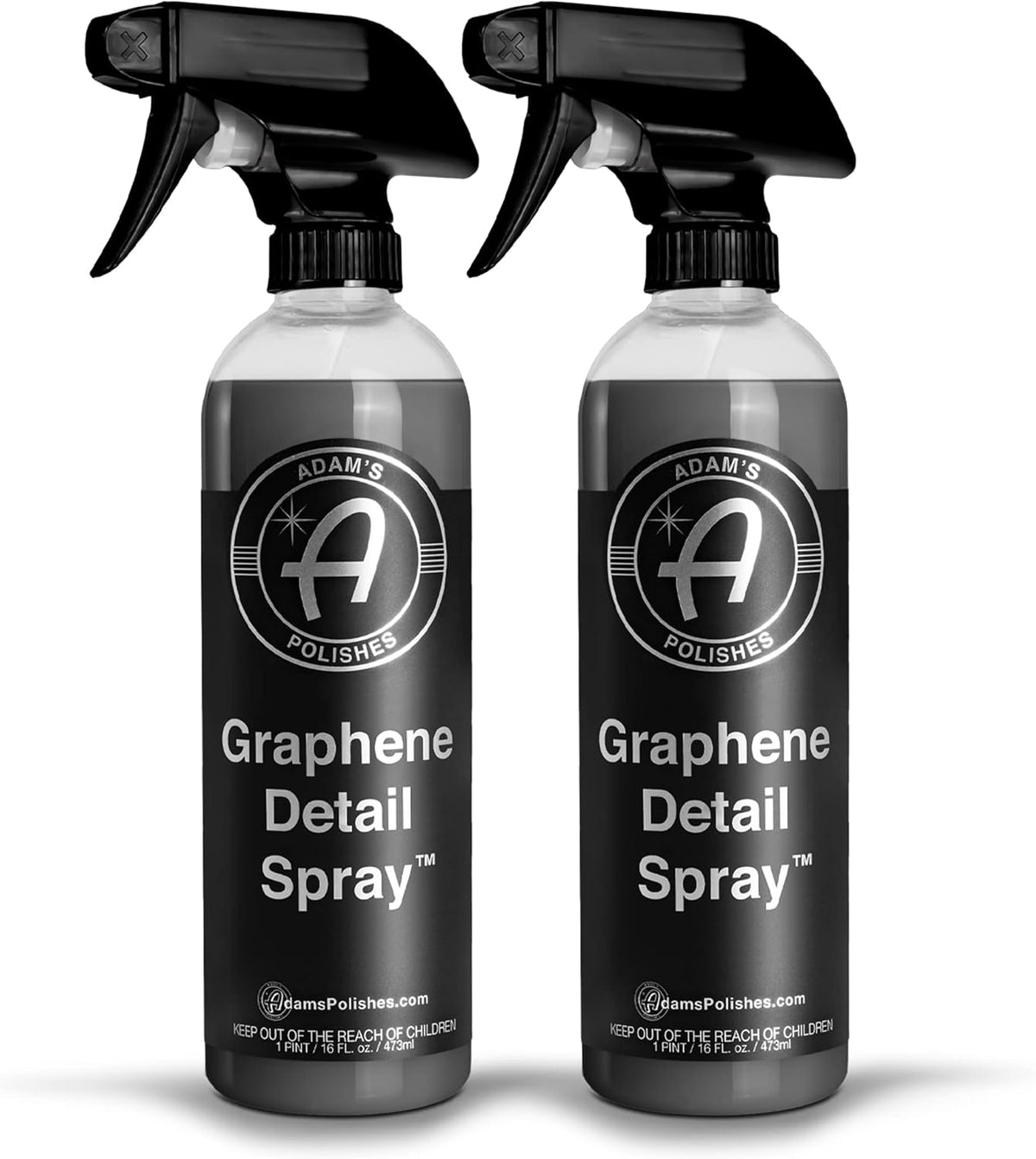 Adam's Polishes Graphene Detail Spray (16 Fl Oz) - Extend Protection of Waxes, Sealants, & Coatings | Waterless Detailer For Car Detailing | Clay Bar, Drying Aid, Add Ceramic Graphene Protection