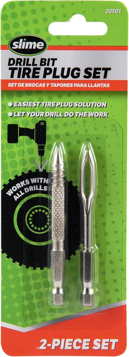 Slime 2040-A Tire Repair Plug Kit, Deluxe, Contains Strings, Tools and Glue, 11 Pieces