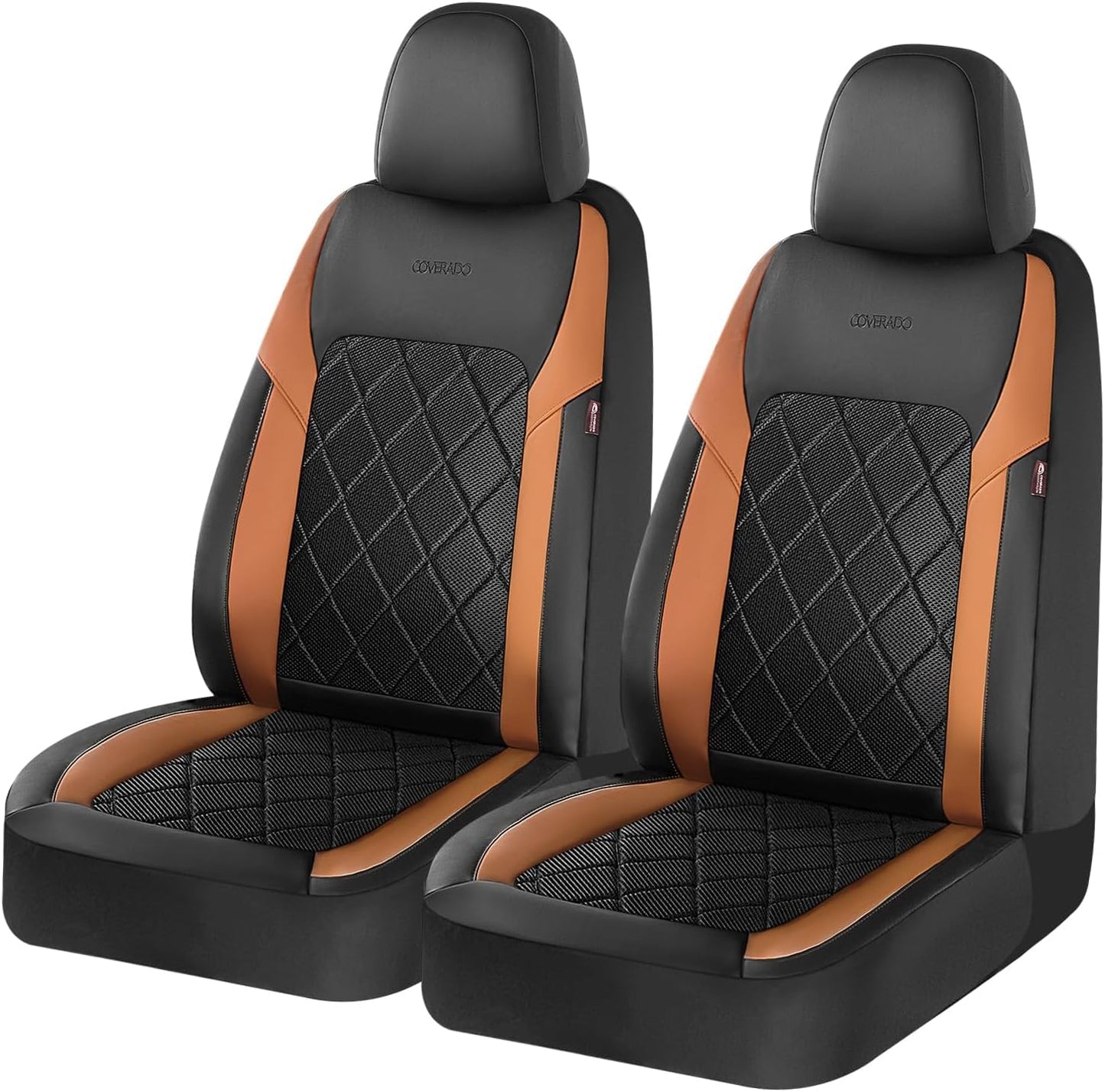 Coverado Car Seat Covers, Seat Covers Full Set, 5 Seats Automotive Seat Cover, Mesh Breathable Seat Protectors, Universal Fit for Most Cars