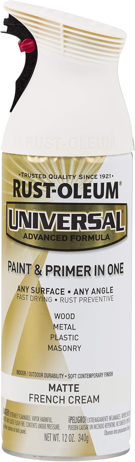 Rust-Oleum 302151 Universal All Surface Clear Topcoat Spray, 11 oz, Dead Flat Clear - Colors B