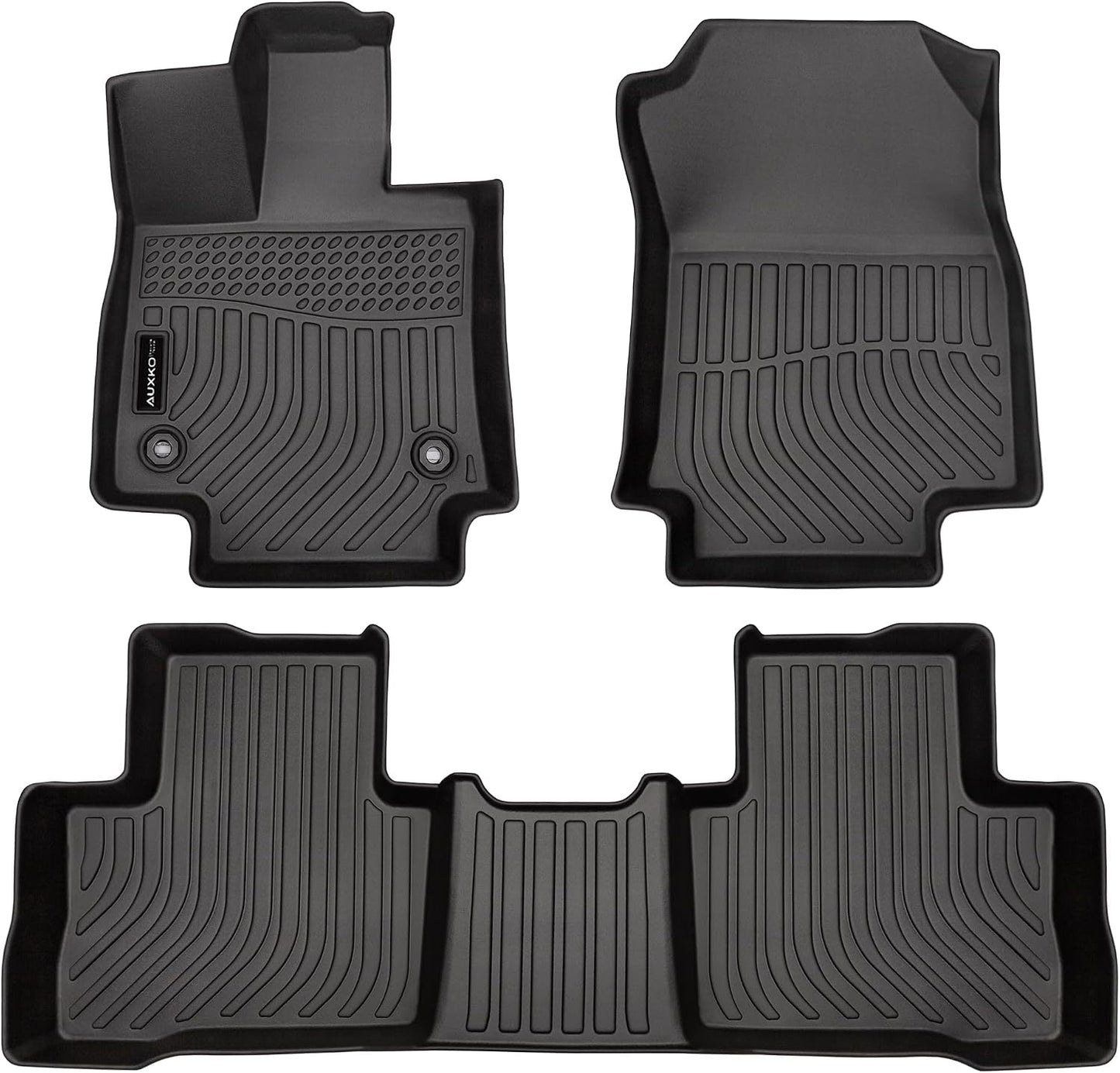 All Weather Floor Mat Fit for Toyota Corolla(Include Hybrid Exclude Hatchback) 2026 2025-2020 TPE Rubber Liners Corolla Accessories All Season Guard Odorless Anti-Slip Liner Black