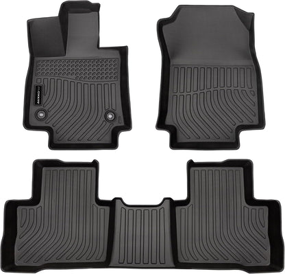 All Weather Floor Mat Fit for Toyota Corolla(Include Hybrid Exclude Hatchback) 2026 2025-2020 TPE Rubber Liners Corolla Accessories All Season Guard Odorless Anti-Slip Liner Black