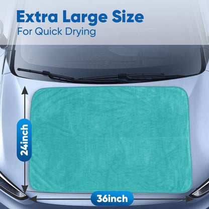 HOMEXCEL Microfiber Cleaning Cloth 12 Pack, 12.5 x 12.5 inch Microfiber Towels for Cars, Ultra Absorbent Washing Cloth, Lint Free Streak Free Cleaning Rags for Car, Kitchen, and Window (Grey)