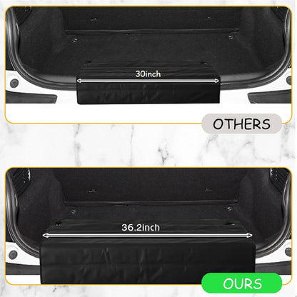 Tinideya Large Rear Bumper Protector for Cars 41 x 25 Inch Bumper Guard Foldable Protective Mat Dog Blanket Cargo Liner Preventing Scratches While Unloading and Loading for SUV Van Truck Vehicle