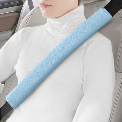 LACDL Extra Long Seatbelt Cover Super Soft Furry for Adults Kids Women & Men, Thick Plush Full Car Seat Belt Strap Cushion, Fluffy Shoulder Pad Protector, Auto Interior Accessories, 1pc, Black, 15.5in