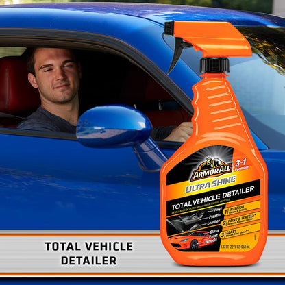 Armor All Ultra Shine Total Vehicle Detailer by Armor All, Car Detailer Spray for Interior and Exterior Use, 22 Fl Oz