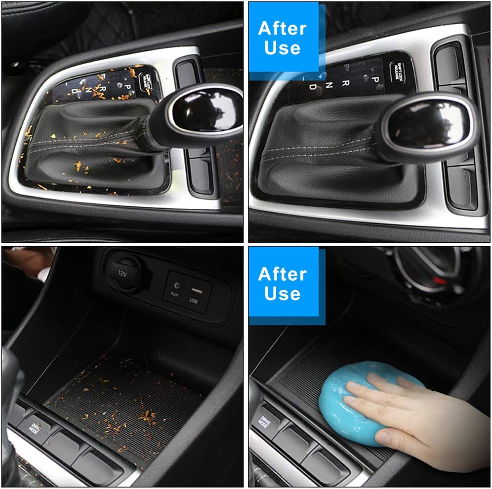 TICARVE Cleaning Gel for Car Detailing Car Cleaning Putty Auto Detailing Gel Detail Tools for Car Interior Cleaner Kit Car Vent Cleaner Automotive Car Cleaner Green