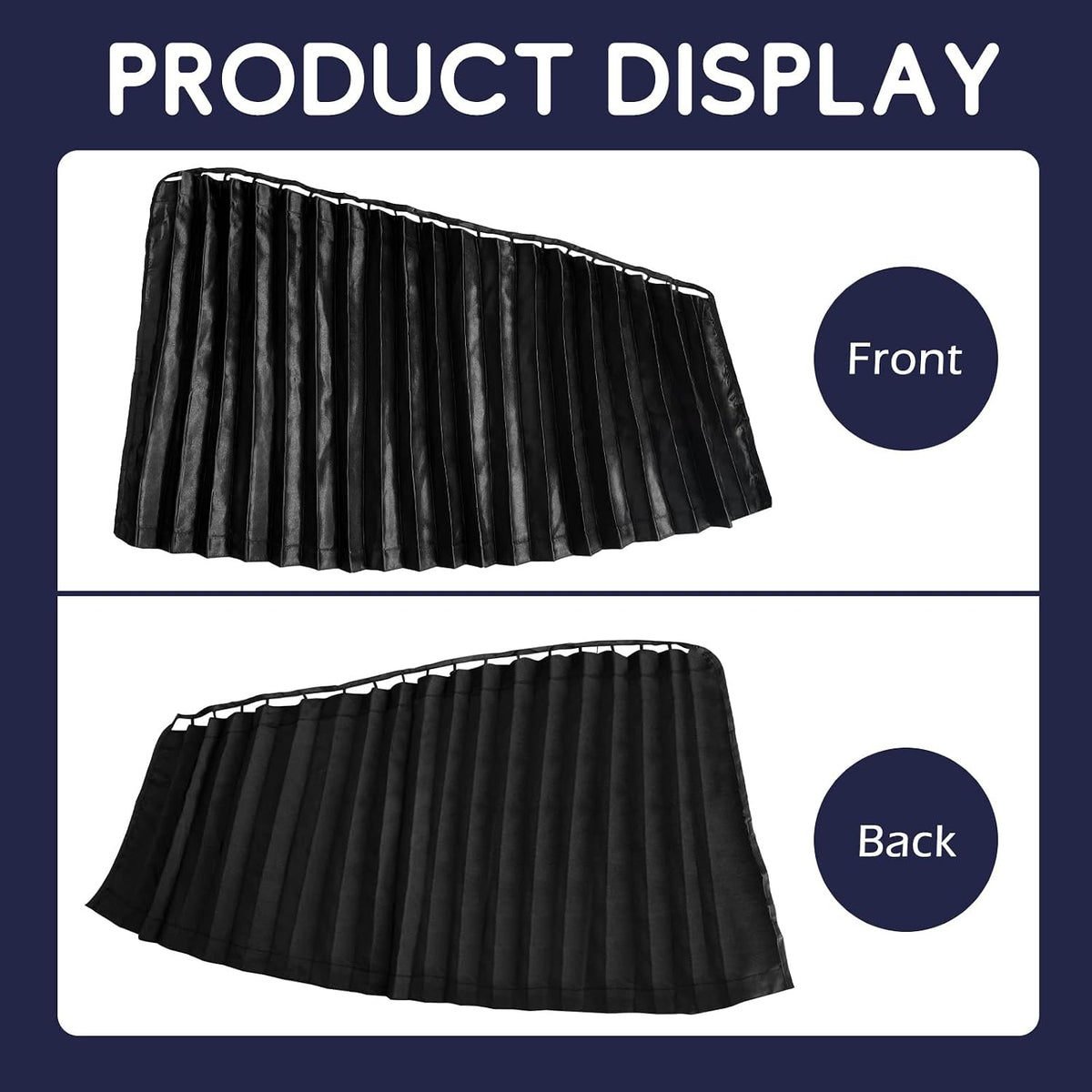 ZATOOTO Suede Car Window Shades 4PCS - Car Window Covers for Ultimate Privacy, UV Protection, and Heat Insulation, Side Window Sun Shade Perfect for Camping, Travel, Baby Safety, and Daily Use