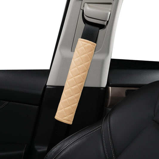HighnessHwoo Extra Long Seatbelt Covers for Adults Kids Women & Men, Soft Car Seat Belt Strap Cushion for Sedan, SUV, Trucks, Shoulder Neck Chest Protector Pads, Auto Accessories, 1pc, Gray, 25.5in