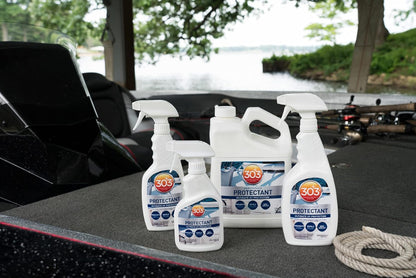 303 Products Marine Aerospace Protectant Spray, UV Protection for Boat Vinyl & Surfaces – Repels Dust, Dirt & Staining, Matte Finish, Restores Like-New Appearance, 32 oz