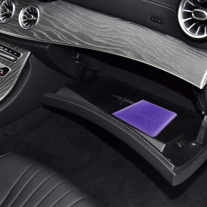 LumiMokki Car Registration and Insurance Holder, Leather Registration and Insurance Card Holder, Vehicle Glove Box Organizer - For Documents, Cards, License (Black)