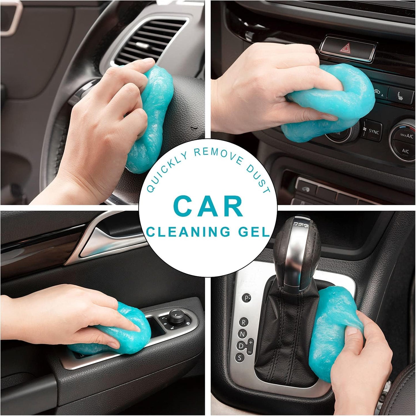 Cleaning Gel for Car Detailing Putty Car Vent Cleaner Goo Cleaning Putty Gel Auto Detailing Tools Car Interior Cleaner Dust Cleaning Mud for Cars Dust Cleaner Slime Keyboard Cleaner Gel (1Pack)