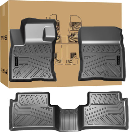Floor Mats & Trunk Mat for 2012-2017 Chevy Equinox/GMC Terrain,TPE All Weather Protection 2 Rows Car Floor Liners with Cargo Liners for Chevrolet Equinox Accessories