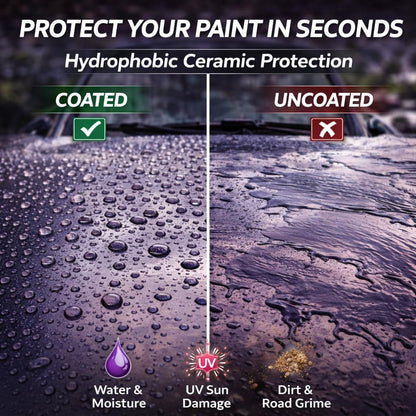 Sully’s After Wash Ceramic Spray Coating – SiO2 Quick Detailer – High Gloss, Water Beading & Hydrophobic Protection – Streak-Free Spray Sealant for Cars, Trucks & RVs – 16 oz