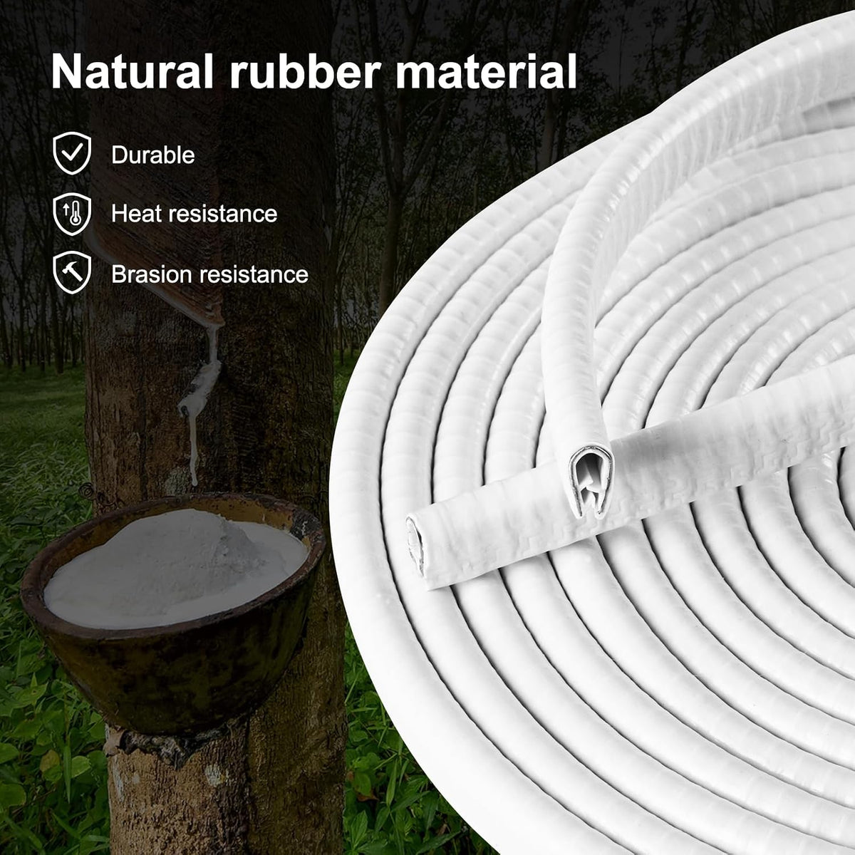 Car Door Edge Guards 16Ft(5M) Automotive Door Entry Guard U Shape Car Door Trim Protector for Most Car