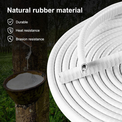Car Door Edge Guards 16Ft(5M) Automotive Door Entry Guard U Shape Car Door Trim Protector for Most Car
