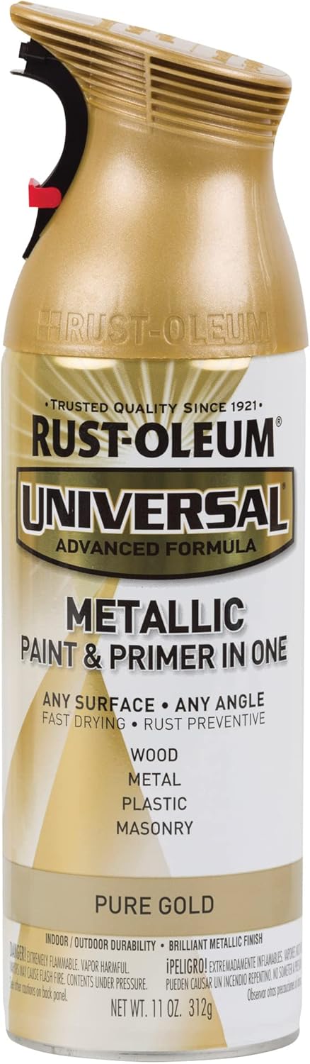 Rust-Oleum 302151 Universal All Surface Clear Topcoat Spray, 11 oz, Dead Flat Clear - Colors A