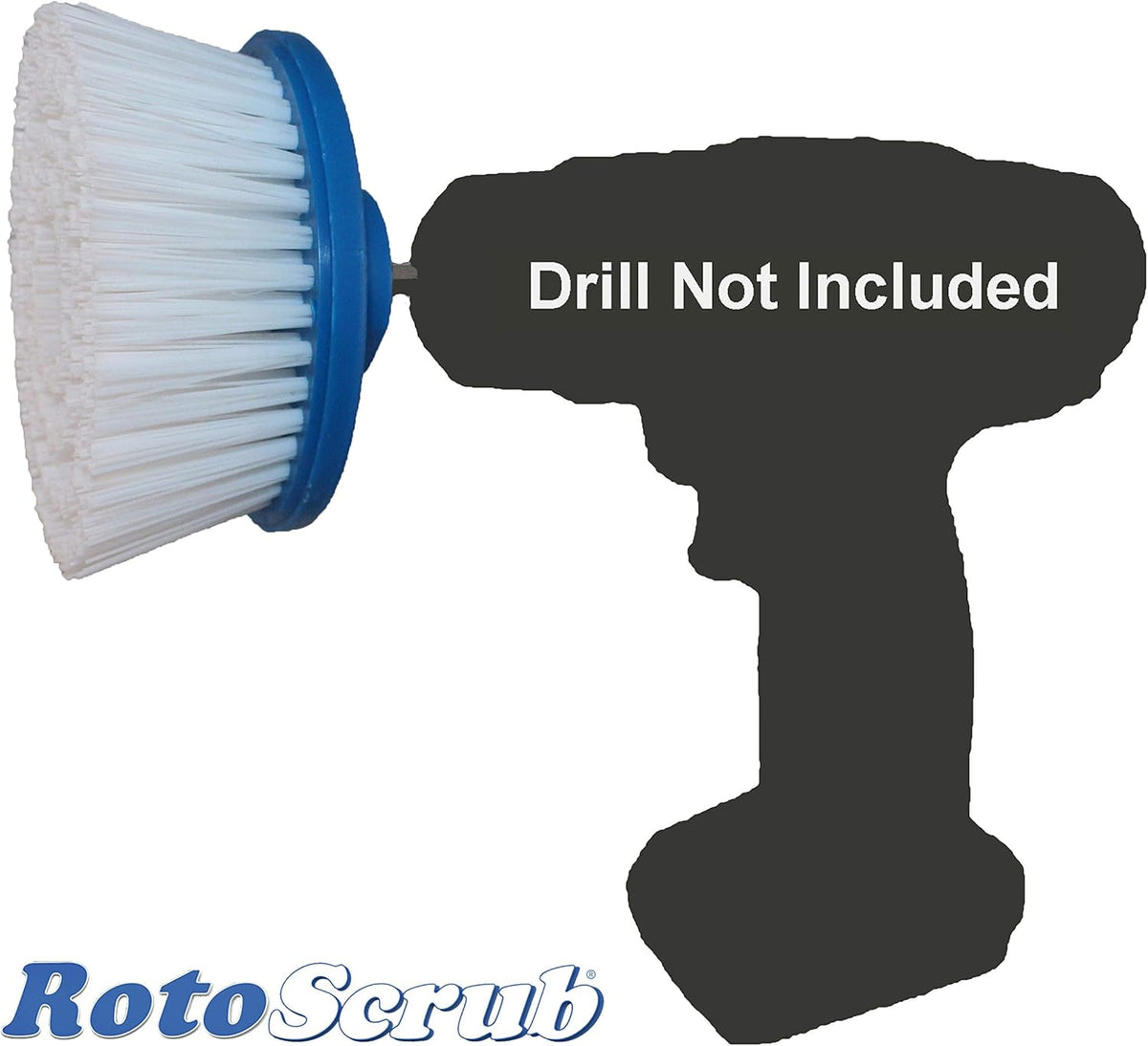 Long Reach Drill Brush Attachment, All Purpose for Car Tires, Wheels, Wheel Wells, Engine Bays, Exhaust Pipes, Running Boards, Hard to Reach Areas, with Heavy Duty Non-Scratch Nylon Bristles