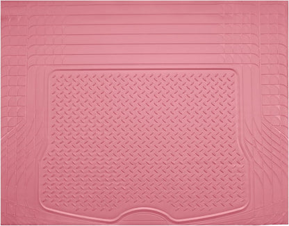 PIC AUTO Heavy Duty Cargo Liner, Trimmable All-Weather Rubber Trunk Mat for Cars, SUVs, Vans & Trucks, Anti-Slip Backing, Durable Protection, Large, Black