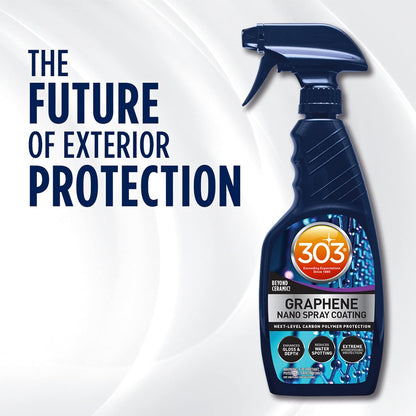 303 Products Graphene Nano Spray Coating for Cars, Advanced Graphene Coating Spray – Enhances Gloss & Depth, Water Repellent, UV Protection, Helps Prevent Scratches, 15.5 oz
