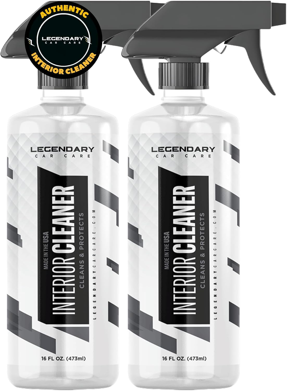 Legendary Interior Cleaner 16oz - All Purpose Interior Detailer & Carpet Cleaner for Cars - Safe on Leather, Plastic, Vinyl, Upholstery & Dashboard - UV Protectant - Tough on Stains & Dirt