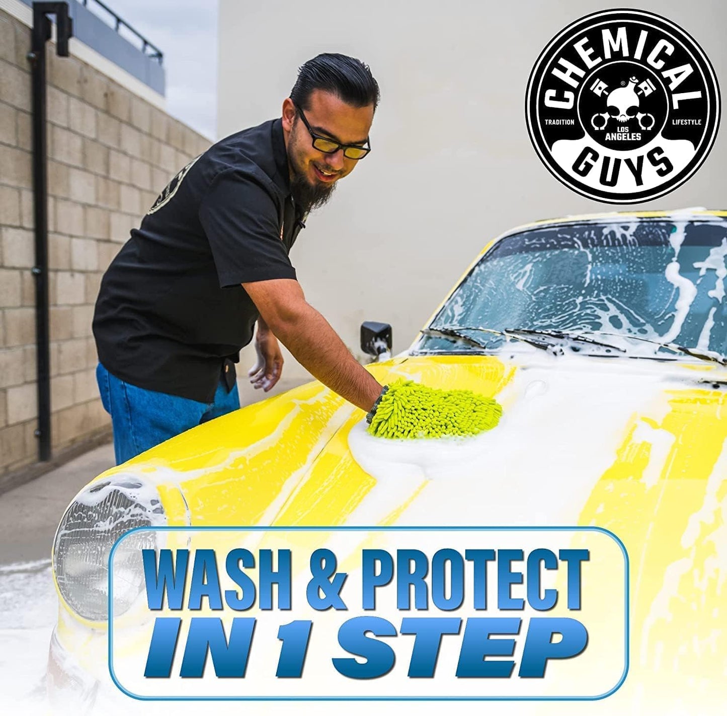 Chemical Guys HydroSuds Ceramic, Shine High Foaming Car Wash Soap - Foam Cannon Soap, Works with Foam Guns or Bucket Washes for Cars, Trucks, Motorcycles, RVs, and More, Berry Scent - 16 oz